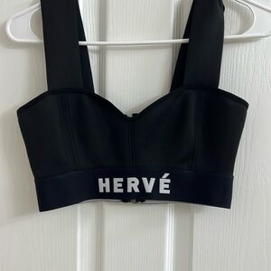 Hervé Black Crop Top